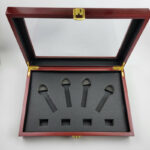 Championship Rings & Trophies Wooden Display Case