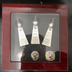 1969/2019/2023 Kansas City Chiefs Premium Replica Championship Rings Set & Trophies Set