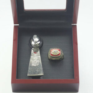 1970 Kansas City Chiefs Premium Replica Championship Trophy & Ring Set