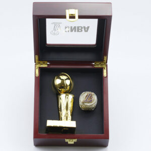 2020 Los Angeles Lakers Premium Replica Championship Ring and Trophy