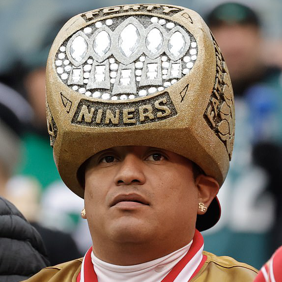 49ers Foam Ring Hat