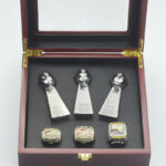 Denver Broncos Championship Rings Set & Trophies