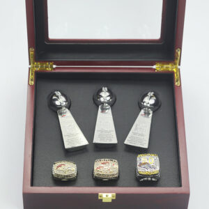 Denver Broncos Championship Rings Set & Trophies