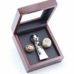 Kansas City Chiefs Premium Replica Championship Rings Set With Trophy