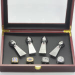 New York Giants Championship Rings Set & Trophies