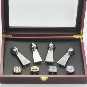 New York Giants Championship Rings Set & Trophies