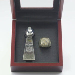 1979 Pittsburgh Steelers Premium Replica Championship Trophy & Ring Set