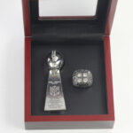 1980 Pittsburgh Steelers Premium Replica Championship Trophy & Ring Set