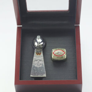 1983 Washington Redskin(Washington Commanders) Premium Replica Championship Trophy & Ring Set