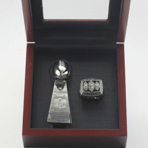 1984 Los Angeles Raiders( Las Vegas Raiders) Premium Replica Championship Trophy & Ring Set