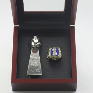 1987 New York Giants Premium Replica Championship Trophy & Ring Set