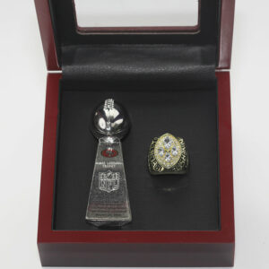 1990 San Francisco 49ers Premium Replica Championship Trophy & Ring Set