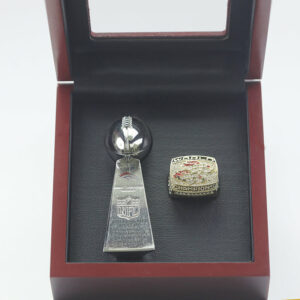 1999 Denver Broncos Premium Replica Championship Trophy & Ring Set