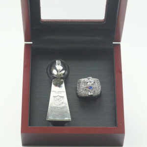 2004 New England Patriots Premium Replica Championship Trophy & Ring Set
