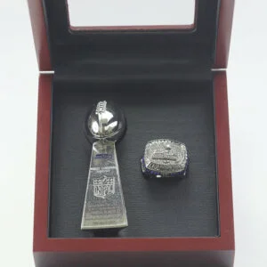 2014 Seattle Seahawks Premium Replica Championship Trophy & Ring Set