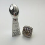 2023 Kansas City Chiefs Premium Replica Championship Trophy & Ring Set